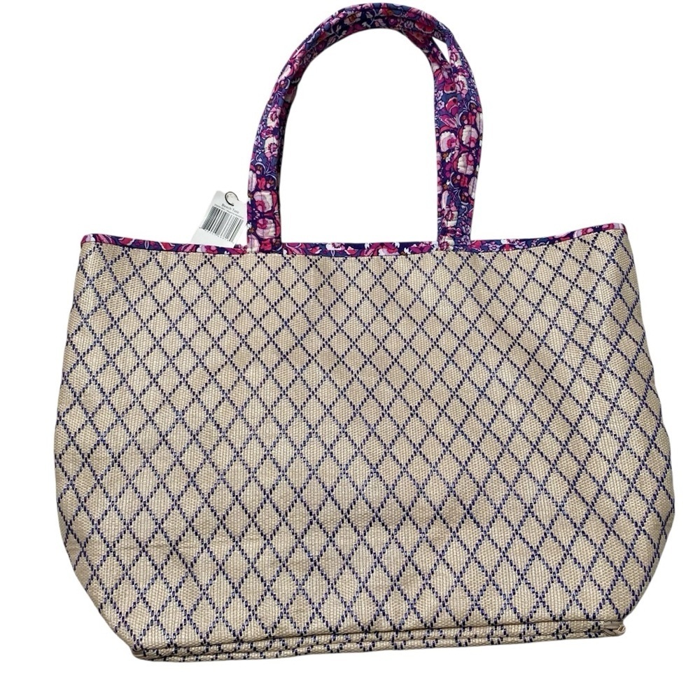 Vera Bradley NWT 3-Piece Beach Tote Travel Bag Crossbody Wristlet Set - Picture 4 of 16